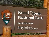 Eingang zum Nationalpark Kenai Fjords