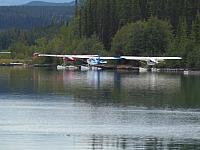 Übliche Verkehrmittel im Yukon: Wasserflugzeuge