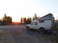 Happy Valley Camping in Inuvik, 23:30 Uhr
