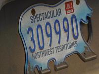 Nummernschild in den Northwest Territories