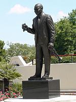 Überlebensgrosse Statue von Louis Armstrong