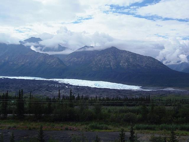 Manatuska Glacier am Glenn Highway