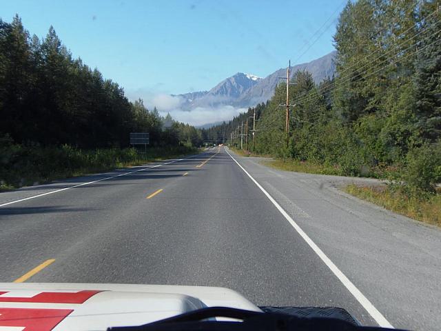 Auf der Fahrt nach Seward