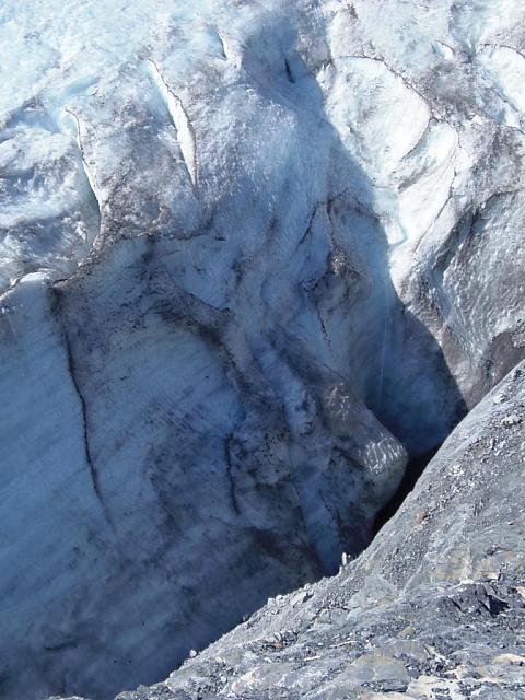 Das Blau des Exit Glaciers