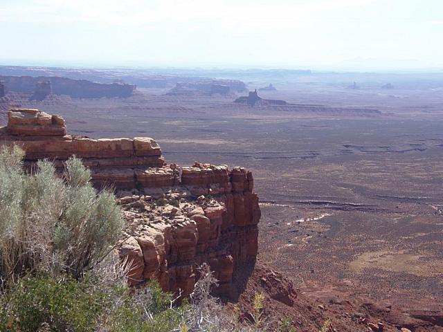 Blick auf das Valley of Gods