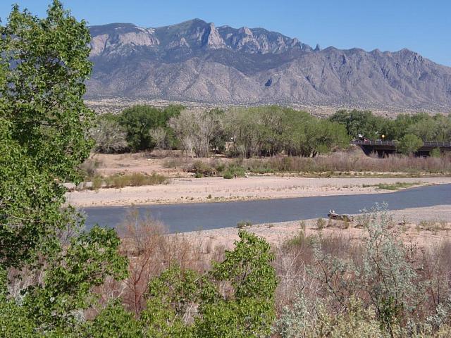 An den Ufern des Rio Grande, New Mexico