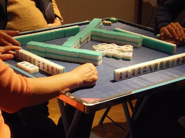 Freitag ist Mahjong-Tag am Hurlingham Crescent