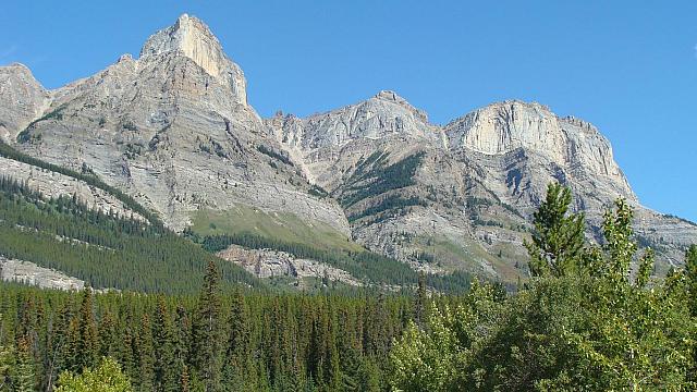 Landschaft am Columbia Icefield