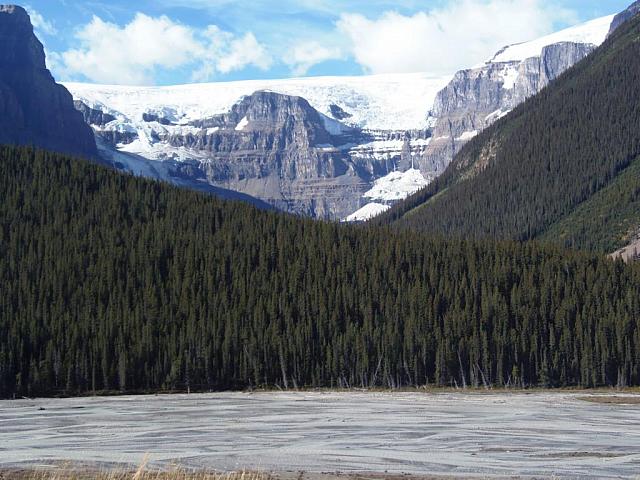 Landschaft am Columbia Icefield