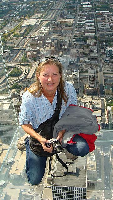 Chicago: Auf dem Willis Tower im 101. Stockwerk