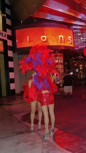 Tänzerinnen in Las Vegas