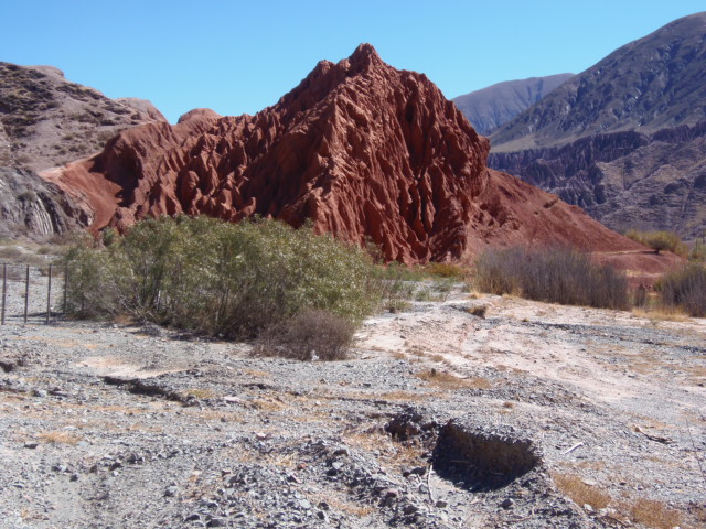 Auf der Wanderung in Purmamarca