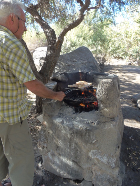 Abendessen im Valle del Encanto