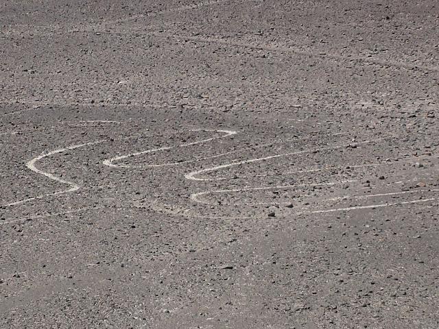 Nazca-Linien vom Turm gesehen