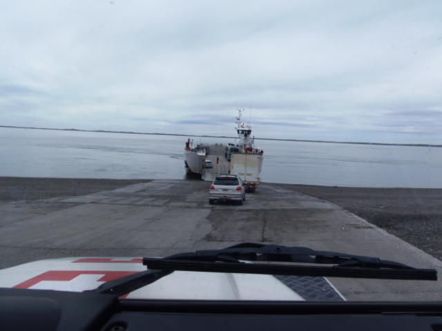 Erster Blick auf die Tierra del Fuego