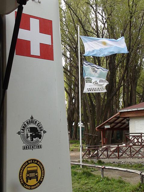 Strammer Wind auf dem Camping El Ovejero, El Calafate