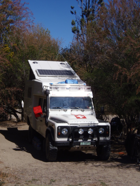 Für 2 Wochen unser Zuhause: Camping ACA, Puerto Madryn