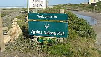 Eingang zum Nationalpark Cape Agulhas