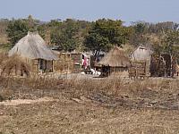 Sambia, typischer Kraal