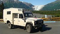 Erster Blick auf den Exit Glacier