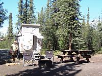 Camping Deadman Lake im Tetlin Wildlife Refuge