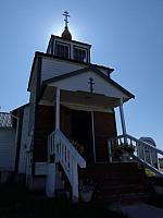 Die russisch-orthodoxe Kirche in Ninilchik