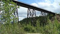 Eisenbahnbrücke für die Alaska Railroad