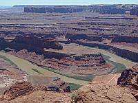 Dead Horse State Park, Blick auf eine Schleife des Colorado River