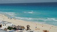 Aussicht aus dem Pentouse in Cancún, Mexico