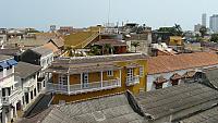 Blick von unserem Hotel über Cartagena