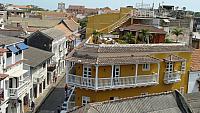 Blick von unserem Hotel über Cartagena