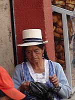 Strassenbild in Cuenca