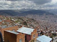 Blick von El Alto auf La Paz