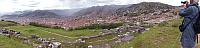 Blick auf Cusco von Saqsaywamán