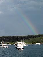 3.3.: Regenbogen nach einer stürmischen Regennacht