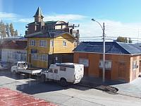Vor der Hostería Cecilia, Puerto Natales